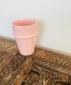 Pink Handmade Moroccan Mug | Set of 2 | Modern Beldi Mug