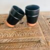 Set of 2 | Handmade Modern Beldi Mug | Terracotta | Moroccan Coffee Mug