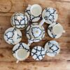 Traditional Tea Set | Handmade Black | Moroccan Pottery | Beldi | Moroccan Garden