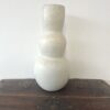 Moroccan Tadelakt Bubble Vase | 40 cm White | Moroccan Handmade Vase 01
