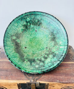 Tamegroute Bowl | Green | Moroccan Pottery Salad bowl | ø 40 cm 122