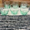 Traditional Beldi Glass | Azur | Moroccan Recycled Espresso Glass | Set of 6